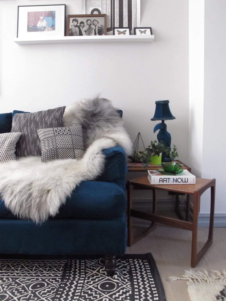 Discover how to style hide rugs in to your home with these easy ideas and tricks by interior stylist + blogger Maxine Brady