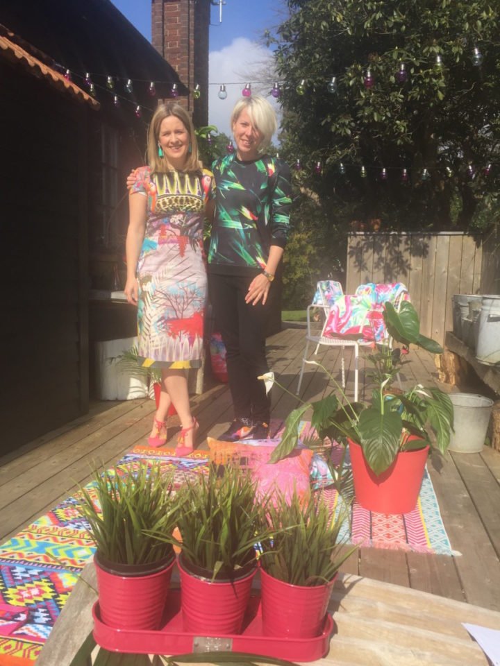 Sophie Robinson on an ITV set styled by Maxine Brady Sophie Robinson on an ITV set styled by Maxine Brady