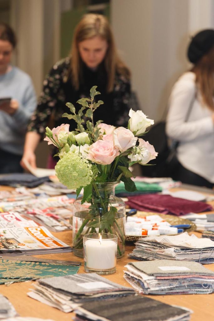 What is The Secret Styling Club?  They are workshops hosted by interior stylists Maxine Brady and Laurie Davidson - who run fun, interactive and creative and capture - the first one was hosted at Hove Farrow and Ball 