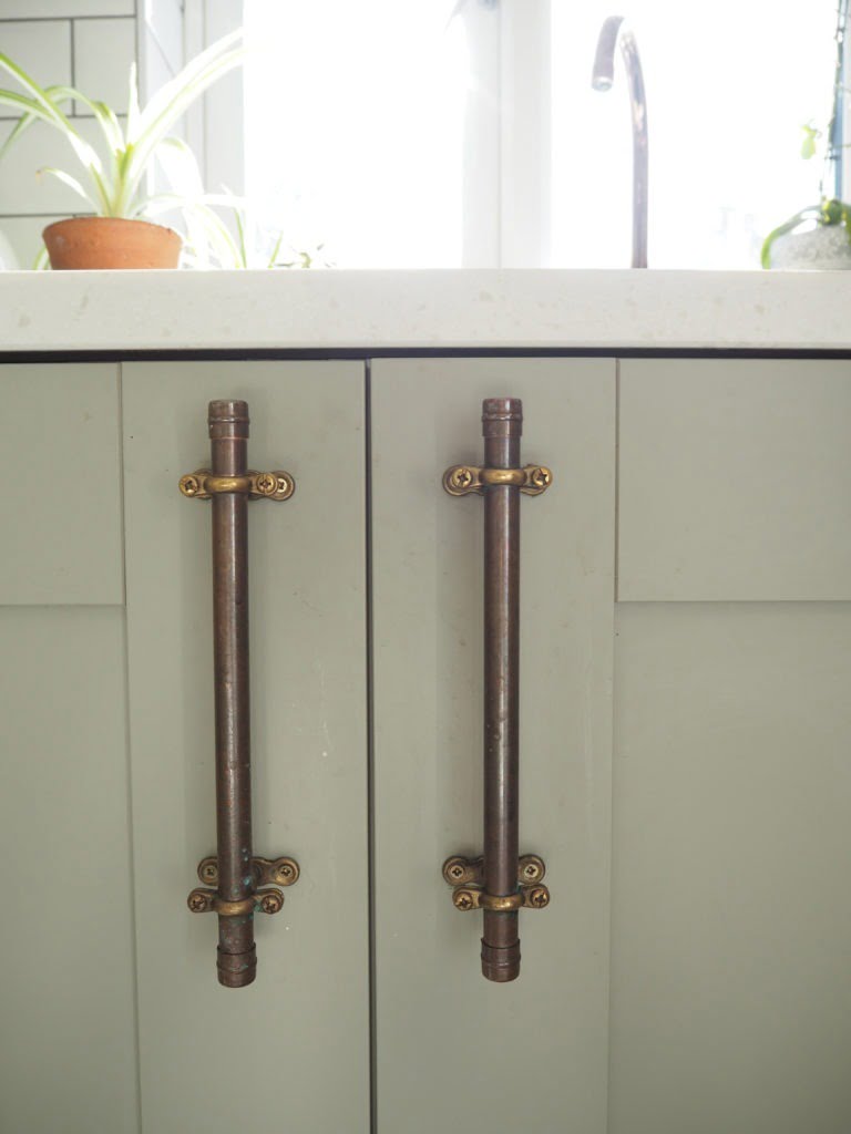 How to make copper handles with this simple step-by-step guide by interior stylist & blogger Maxine Brady from We Love Home Blog