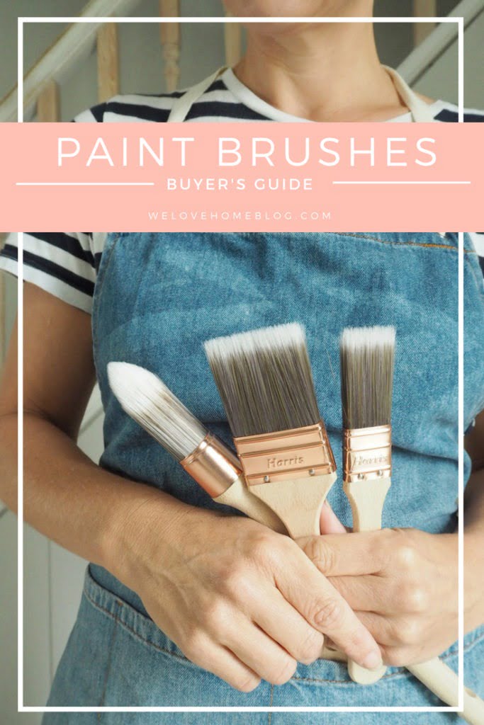 3 rules For Picking The Perfect Paint Brush for your next home decorating project by interior stylist and homes blogger, Maxine Brady from We Love Home.