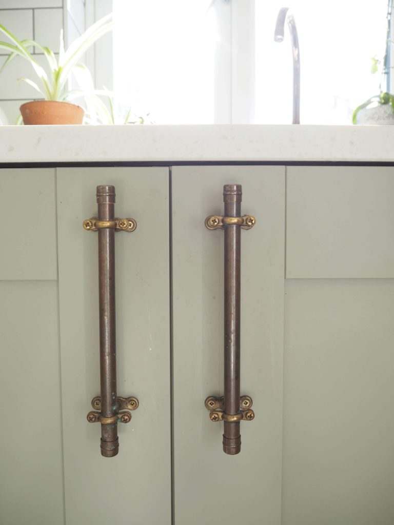 4 inch cabinet door pulls on Diy Copper Pipe Drawer Pulls Maxine Brady Interior Stylist Blogger Tv Presenter