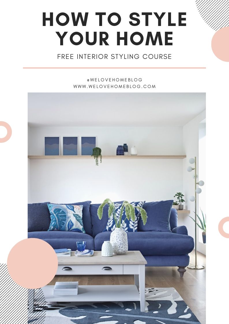 Tips and tricks for styling your home with intention so that you can create a space you'll love by interior stylist Maxine Brady from we love home blog