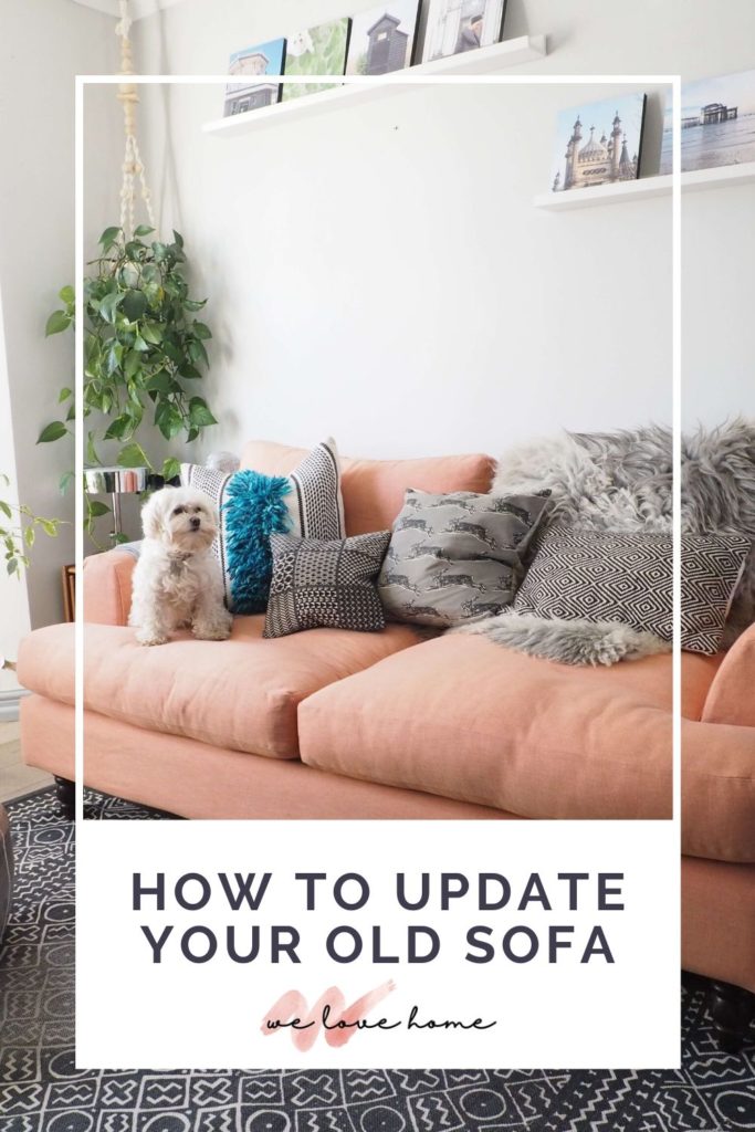 Why not extend the life of your sofa with minimal hassle and fuss with made-to-measure covers from Plumbs says interior stylist Maxine Brady