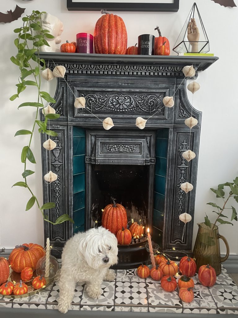 Follow this 5 step styling guide to create a ghostly mantlepiece in your home say Interior Stylist Maxine Brady