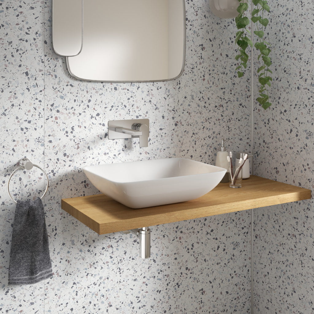 Interior stylists's guide on how to work the terrazzo trend into your bathroom by Maxine Brady - props stylist, art director and stylist - London & Brighton