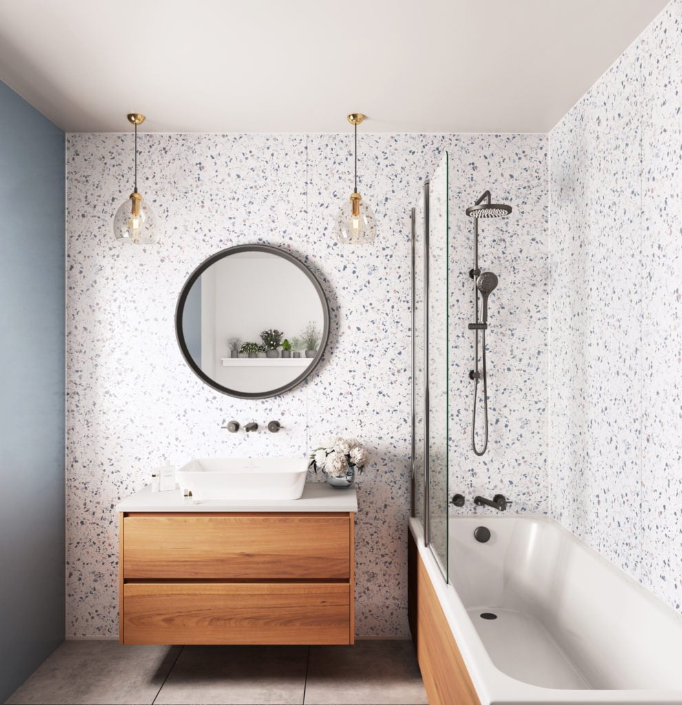 Interior stylists's guide on how to work the terrazzo trend into your bathroom by Maxine Brady - props stylist, art director and stylist - London & Brighton