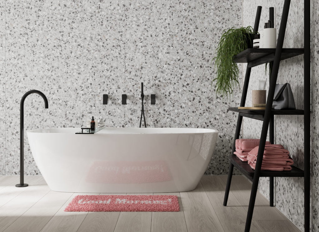 Interior stylists's guide on how to work the terrazzo trend into your bathroom by Maxine Brady - props stylist, art director and stylist - London & Brighton