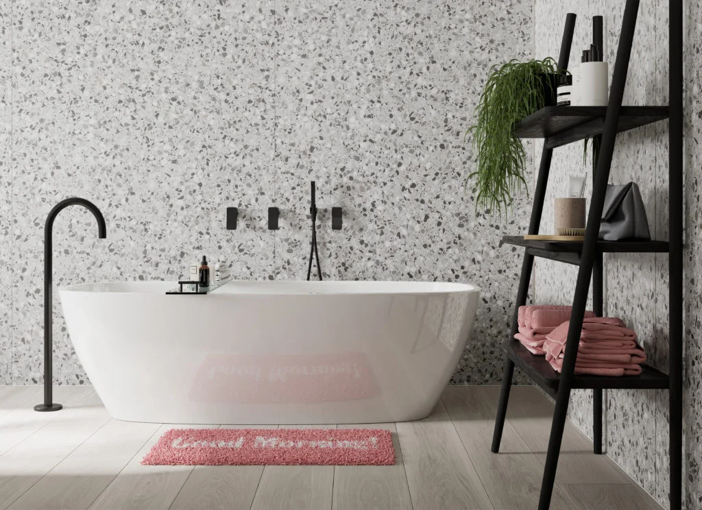 Interior stylists's guide on how to work the terrazzo trend into your bathroom by Maxine Brady - props stylist, art director and stylist - London & Brighton