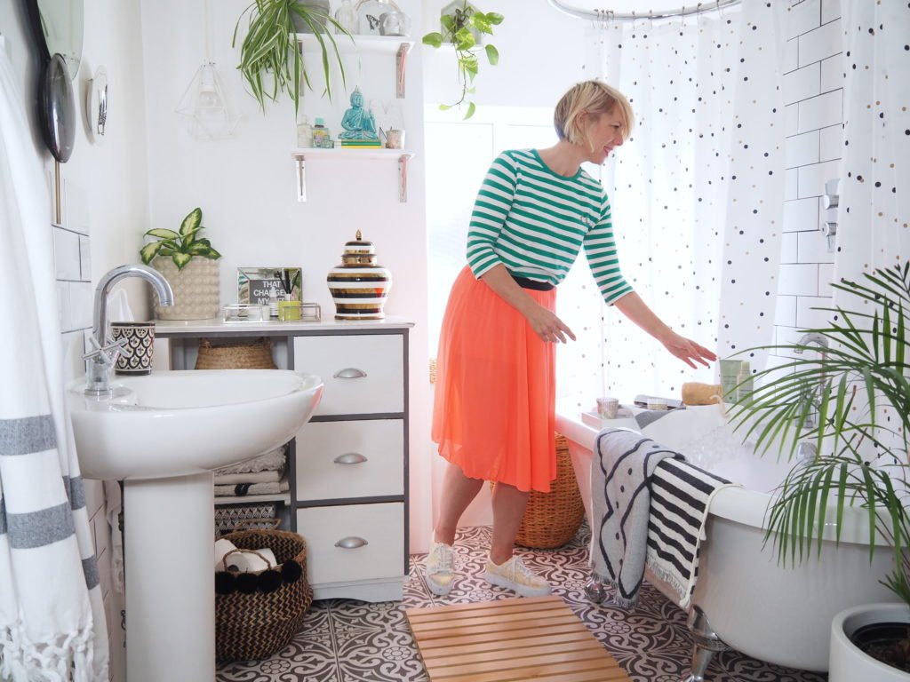 Top 5 bathroom buys that will add pattern, style, and organisation to your bathing space picked by interior stylist Maxine Brady